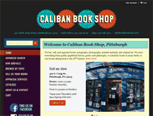 Tablet Screenshot of calibanbooks.com